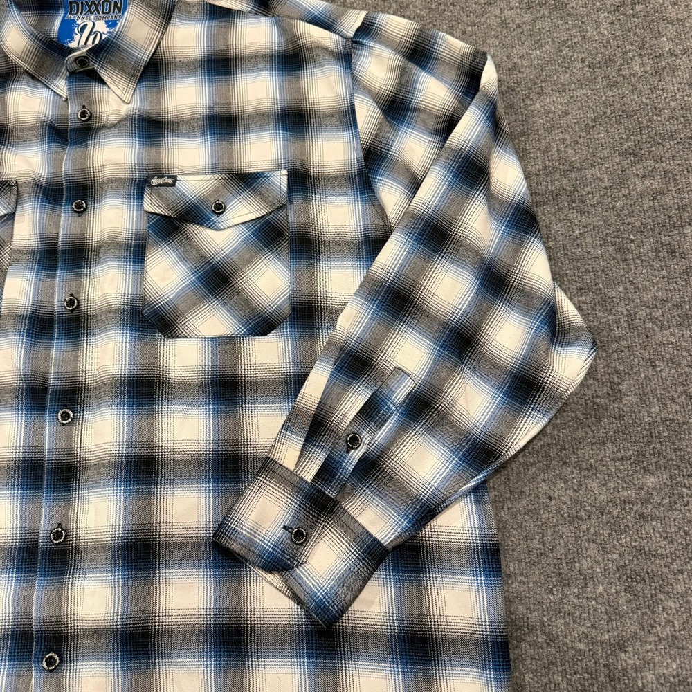 Dixxon Flannel Co West Coast Customs Plaid Button Up Mens 4X  Biker - Picture 4 of 16
